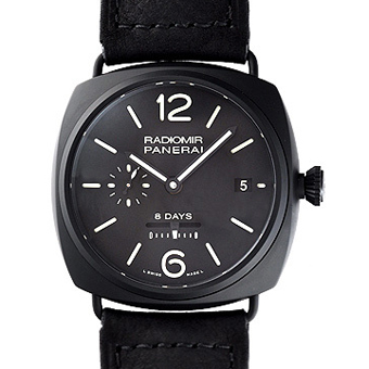 パネライ コピー PANERAI ラジオミール PAM00384 8デイズ ブラック